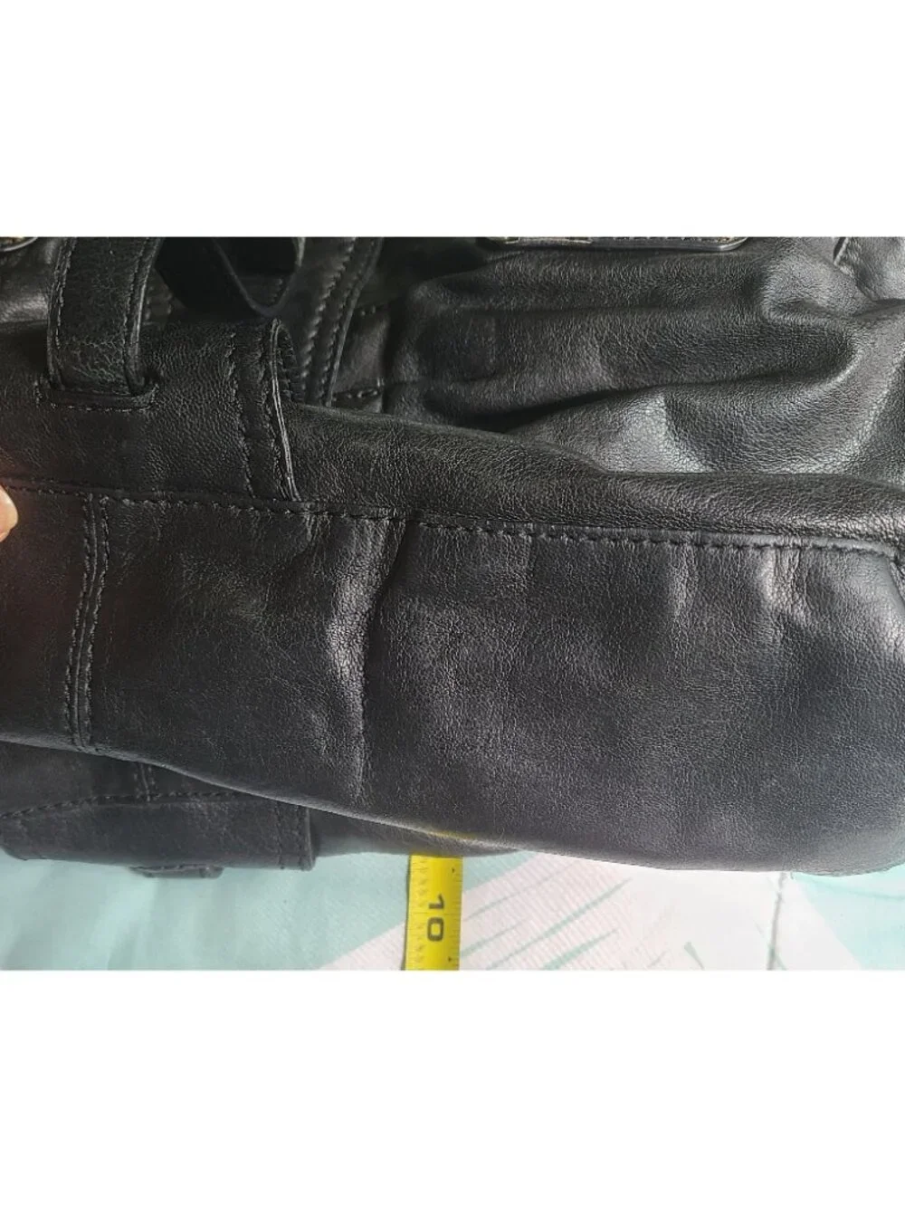 Kooba Leather Rose Hobo Bag Black Excellent Condition Vintage